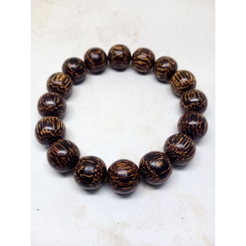 gelang liwung berkualitas kayu liwung macan tutul 14 mm