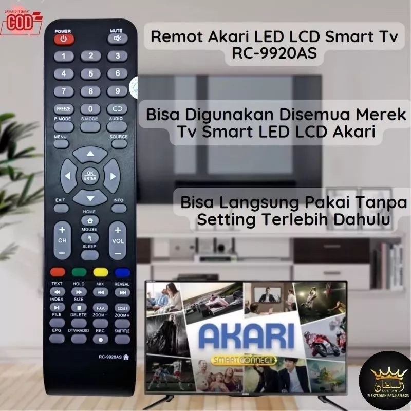 REMOT SMART TV AKARI