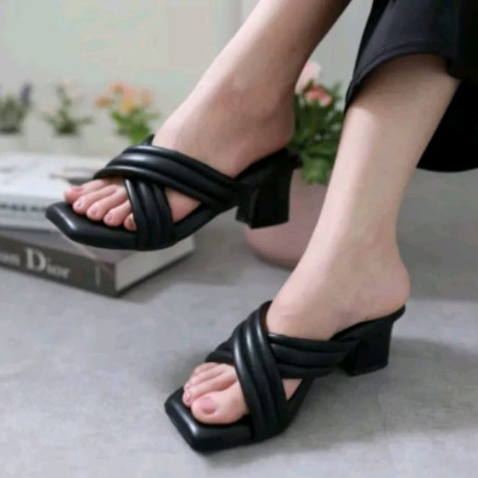 Sandal Heels Wanita 5cm Heels Kondangan Beli1 Bonus 1