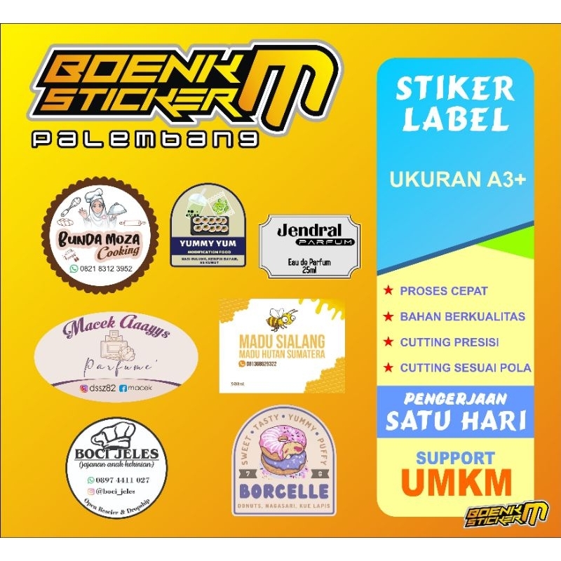 

Stiker Label Makanan Termurah | Sticker Label Kemasan Termurah