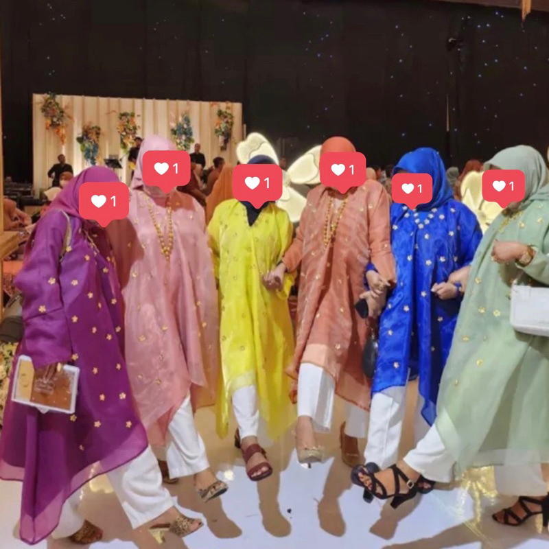 FADILLAH SUTERA - Tunik/Baju Bodo Modern Organza