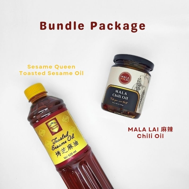 

Bundle Package Mala Lai Chili Oil + Toasted Sesame Oil by Sesame Queen