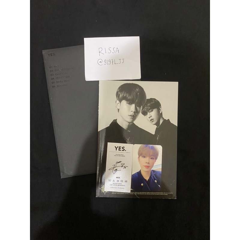 [lelang] unsealed album golcha golden child yes donghyun ver