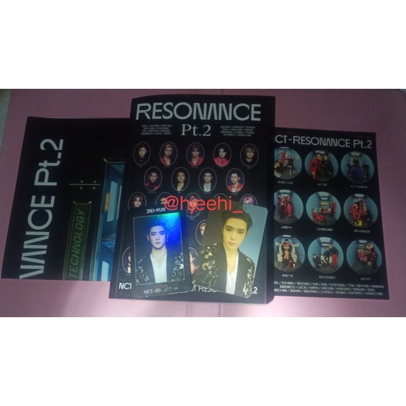 Album nct 2020 resonance arrival jaehyun set (pc jaehyun arrival+ac jaehyun arrival)