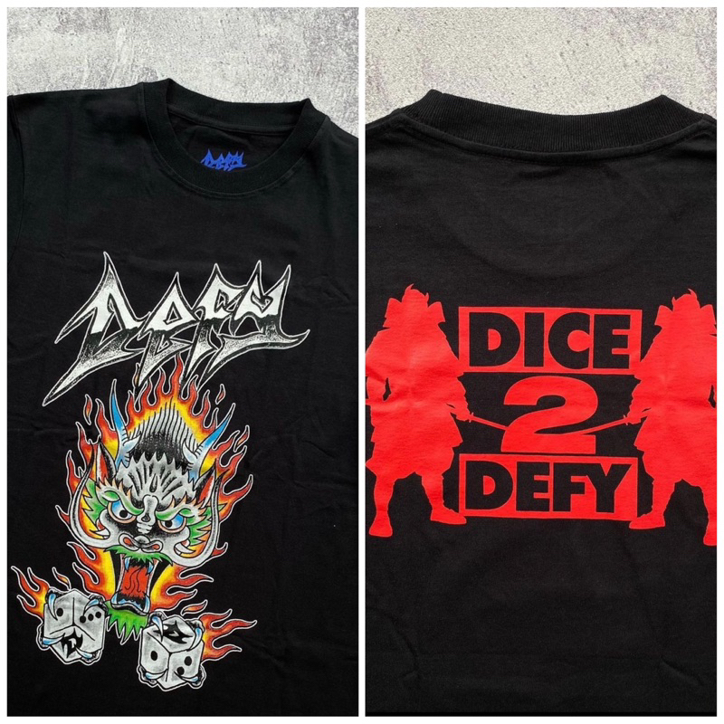 Defy x dice 2 defy Tshirt - Kaos Hardcore - kaos band hardcore - kaos musik - kaos band