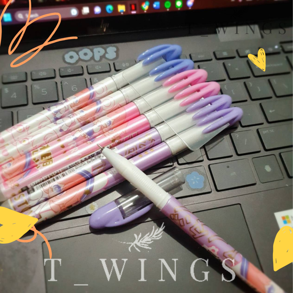 

Pulpen Hapus cair Tinta Hitam / Pulpen Hapus Tutup Telinga Kelinci