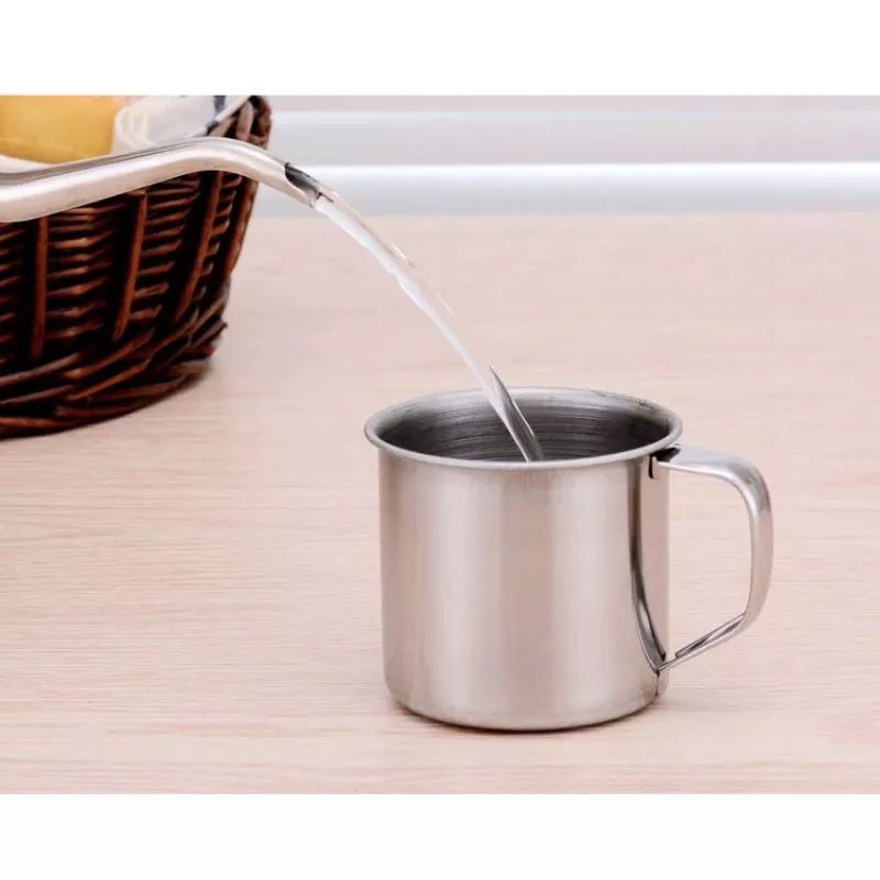 Cangkir stainless 7cm / mug tea / cangkir kecil / cangkir gunung / cangkir camping