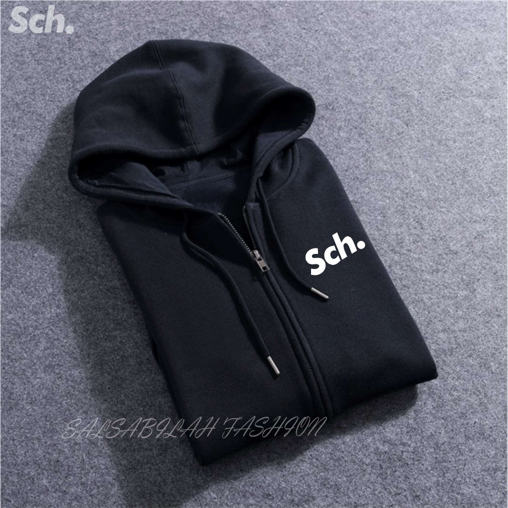 SWEATER HOODIE - Jaket Distro Zipper - Jaket Sweater Hoodie Resleting Pria Sch