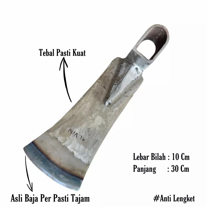 Ganco anti lengket per baja - cangkul ganco finishing halus - cangkul sawah