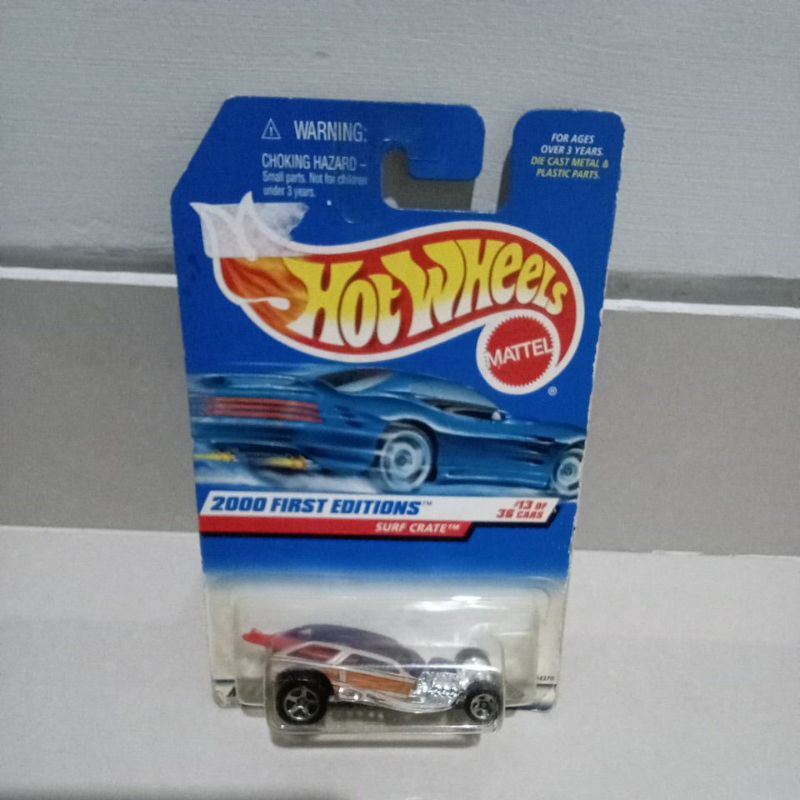 surf crate hotwheels first ed