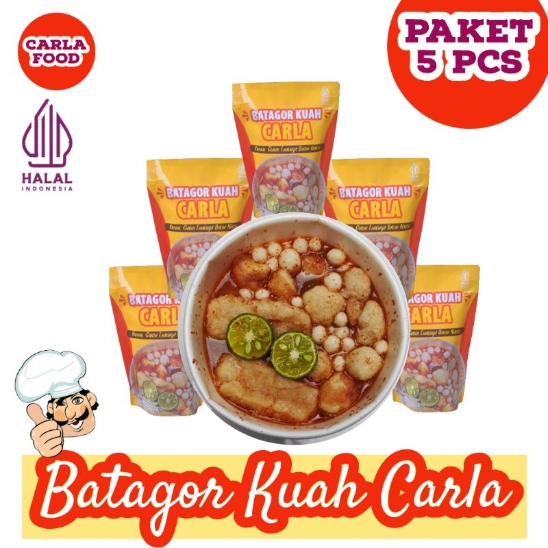 

VIRAL - CARLA Batagor Kuah Instant | Batagor Kuah Khas Bandung Komplit | Paket 5 pack TERLARIS