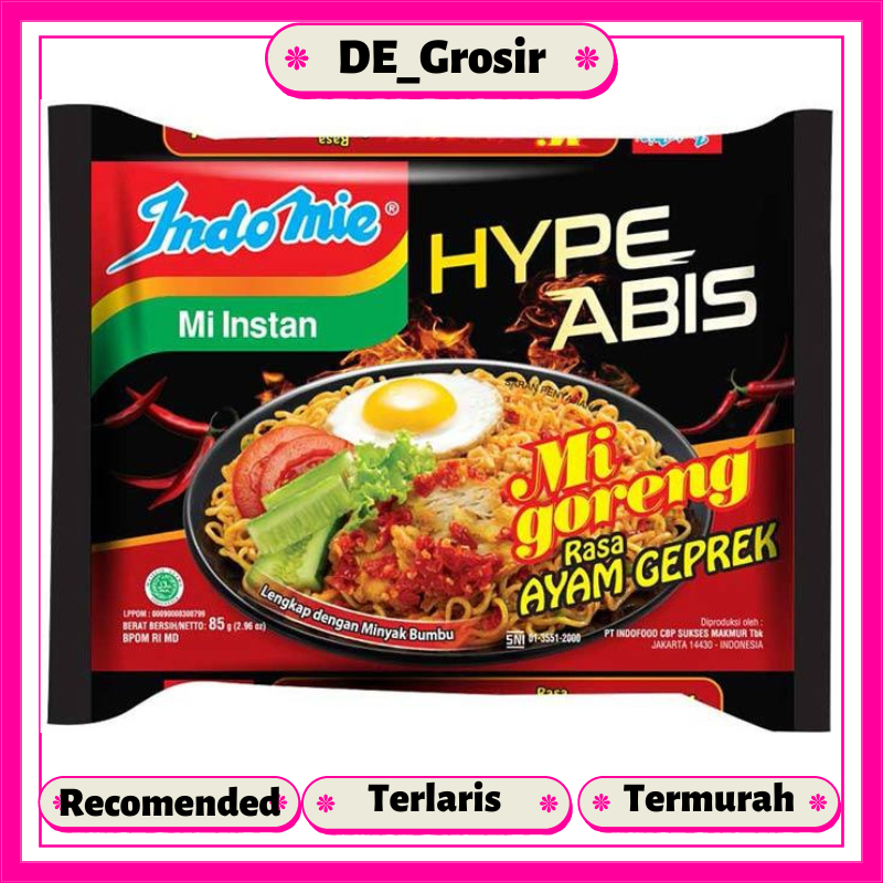 

Indomie Goreng Rasa Ayam Geprek 85gr Hype Abis Satuan