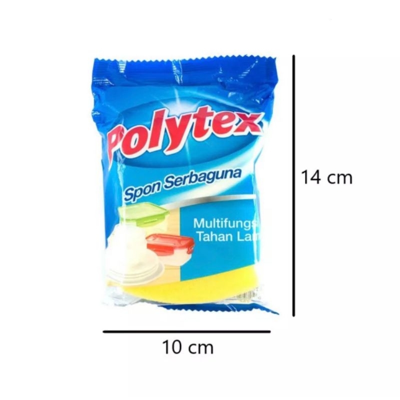 Polytex Spon serbaguna alat makan X3