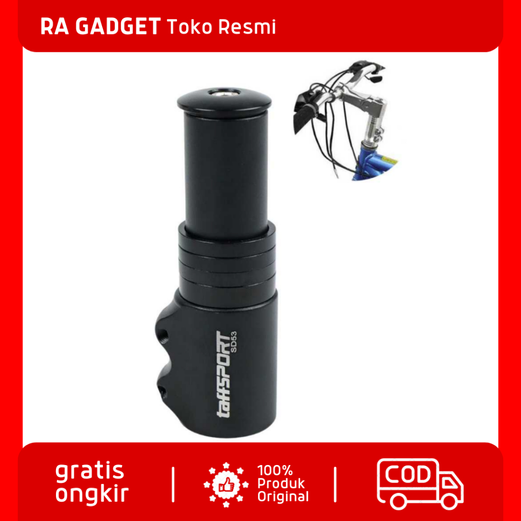 Fork Extender Sepeda Aluminium  / Peninggi Stang Setang Stem Riser Sepeda Mtb Polygon Gunung Lipat B