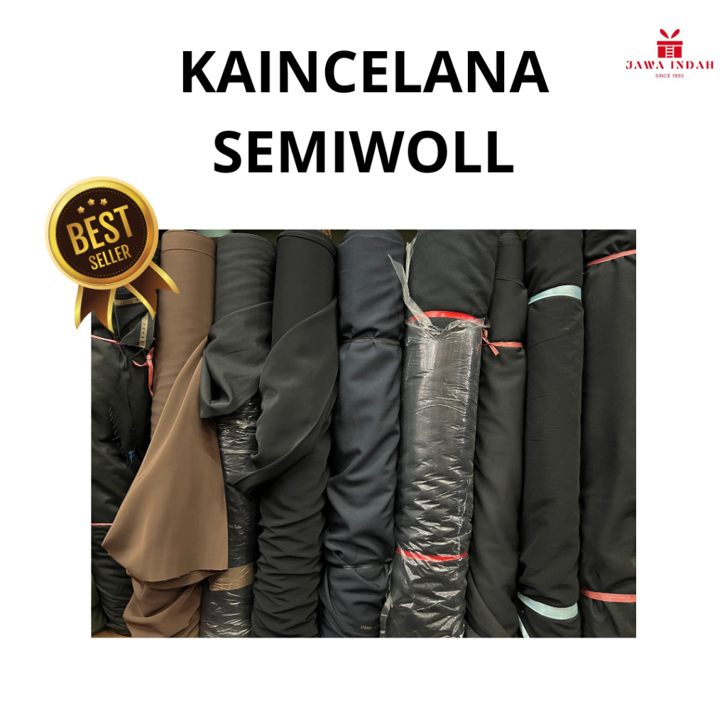 Kain Bahan Seragam POLRI Semi Wool