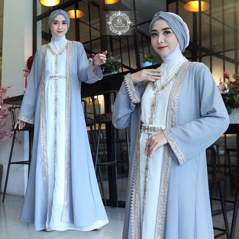 Set Kaftan Abaya Kalula Original Butik