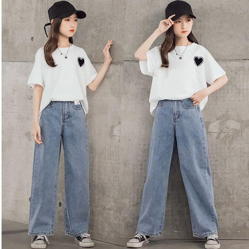 Setelan Casual Anak Remaja Cewek Impor