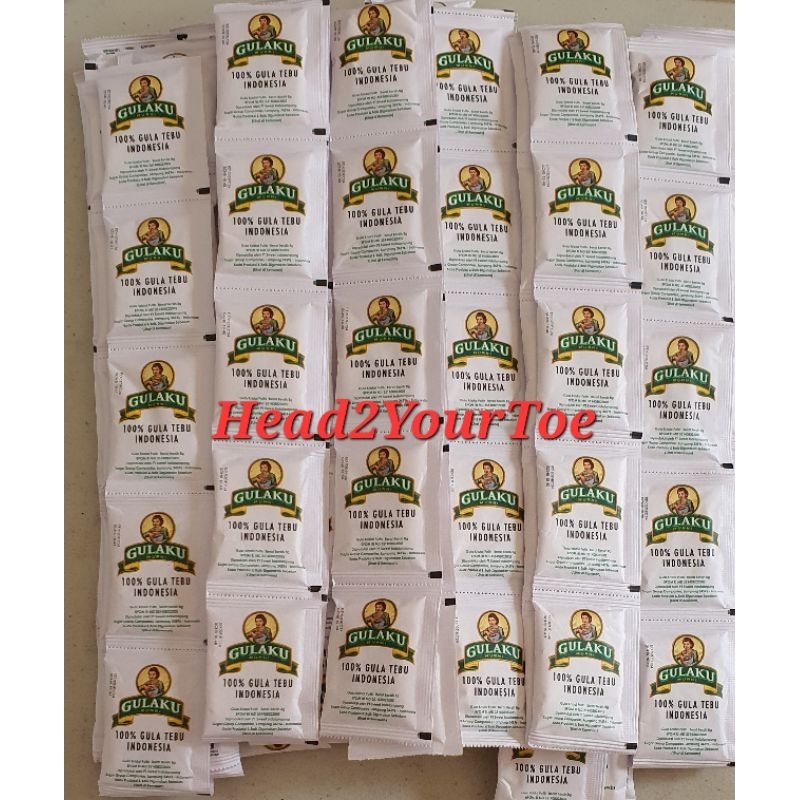 Gula Pasir Sachet Gulaku / Gulaku Gula Pasir Sachet / Gulaku Gula Pasir 1 Pack 250 Sachet