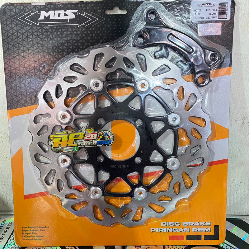 DISC CAKRAM DEPAN LEBAR FLOTING MATIC YAMAHA SOUL CARBU - X-RIDE OLD - FINO CARBU - MIO SPORTY NEW - MIO SMILE UKURAN 260 MM / PIRINGAN CAKRAM DEPAN LEBAR MATIC YAMAHA CARBU LUBANG BAUT 4 UKURAN 260 MM