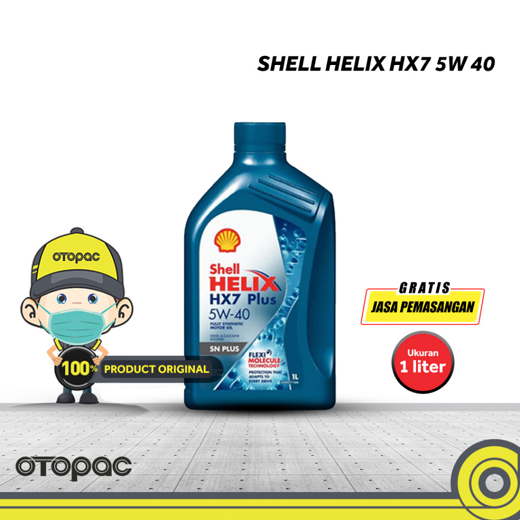 Oli mobil shell helix HX7 5W-40