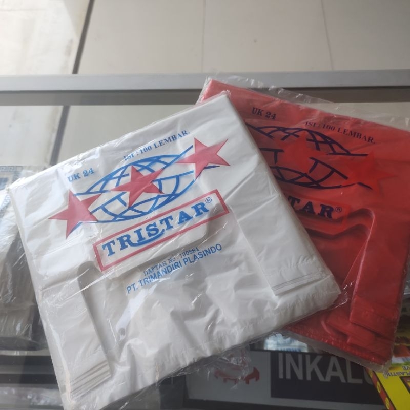 

KANTONG PLASTIK KRESEK TRISTAR 24 100LEMBAR makanan