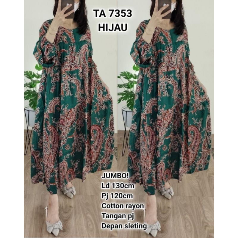 Midi Dres Ta 7353 Midi Dress Jumbo TA7353