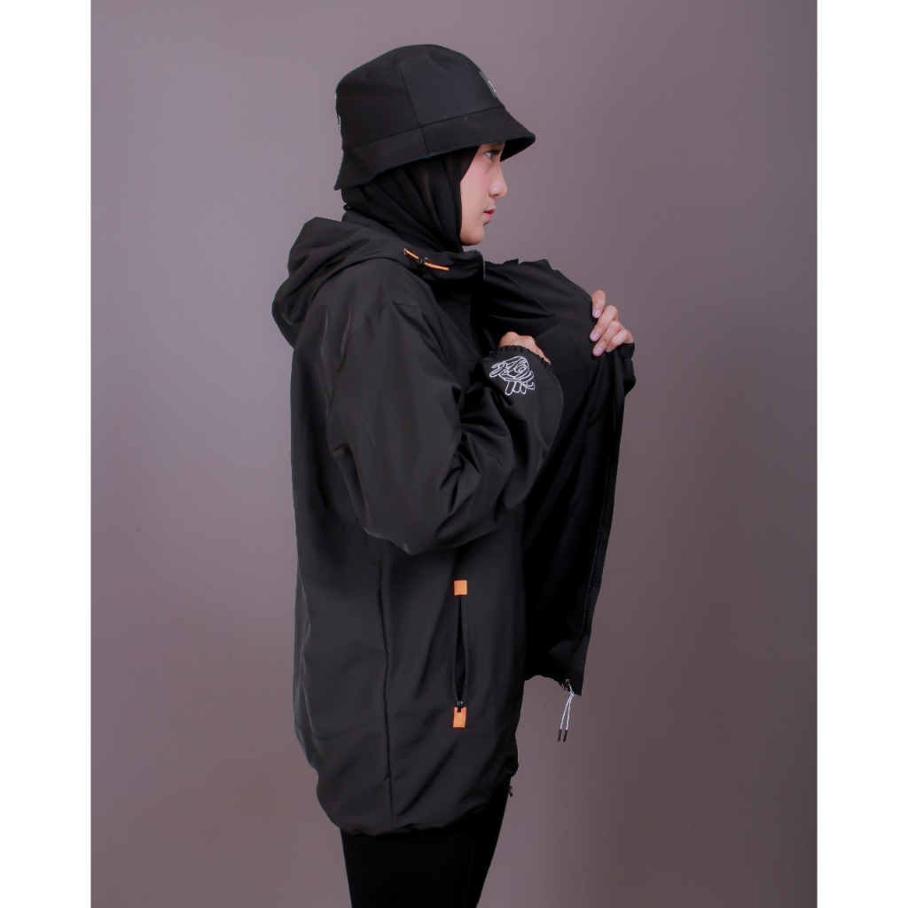 Jaket Parasut Wanita terbaru antiair type Tactical BLD - Jaket Waterproof unisex - jaket wanita - jaket gunung