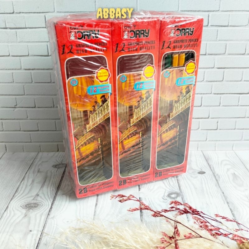 

Pensil 2B WORRY 1 pack ( isi 12 pcs )