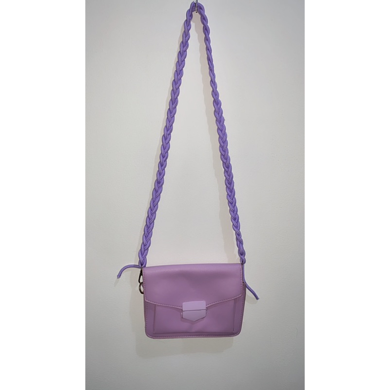 Preloved tas ungu murah
