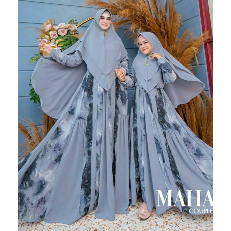 Dress Syari Couple Syari Mahalini 2 ibu dan anak
