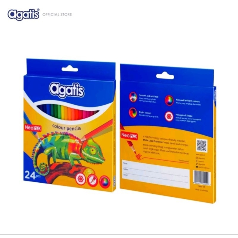 

AGATIS NEOPEX Pensil Warna 24 Panjang