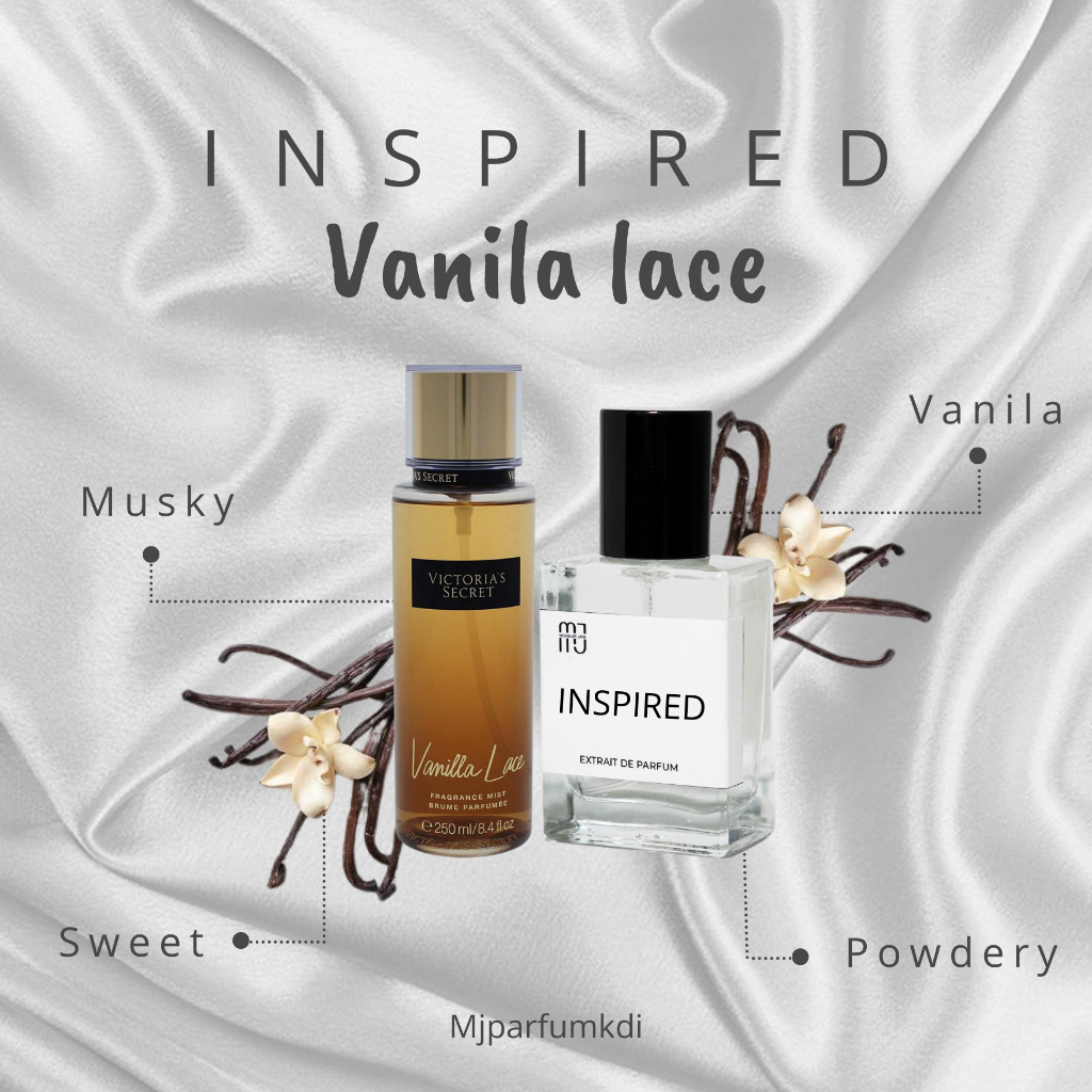 MJ inspired by Vanilla Lace Extrait de parfum  Parfum wanita parfum tahan lama parfume inspired parf