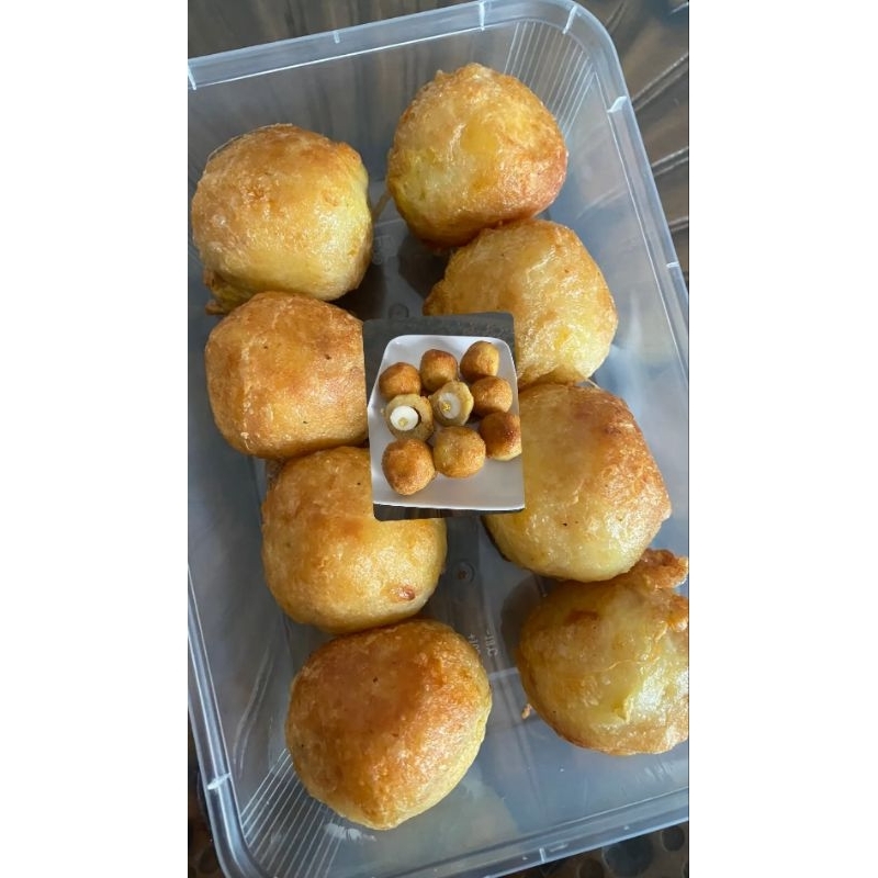 

PERKEDEL KENTANG ayam suwir Frozen Homemade 8 pcs