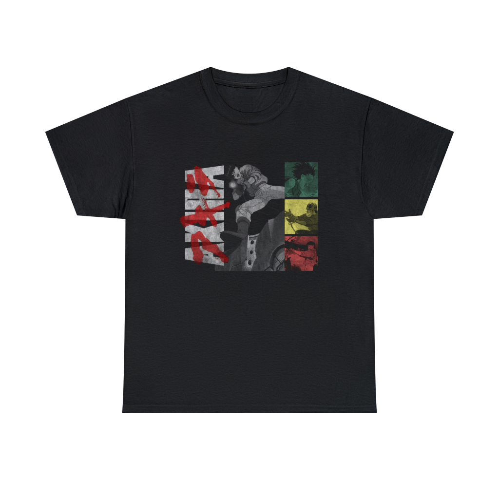 KAOS BAJU ANIME CYBERPUNK AKIRA NEO-TOKYO | T-SHIRT ANIME VINTAGE AKIRA 90s | ANIME 1988 AKIRA