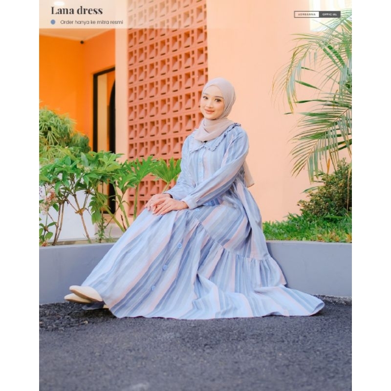 Gamis katun Lana by Adreanna