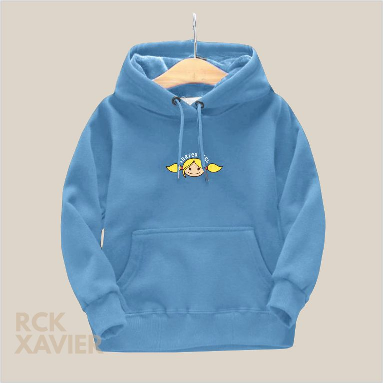 Sweater Hoodie anak Laki-laki perempuan LOGO FLEECE TEBAL