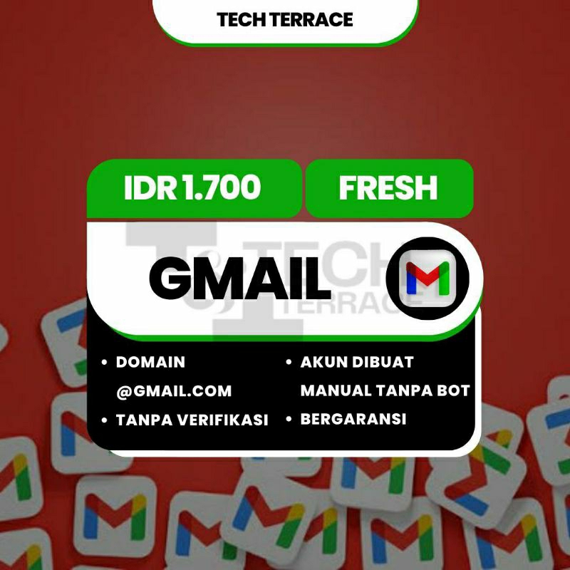 TERMURAH EMAIL GMAIL FRESH / BARU BERGARANSI AKTIF TANPA VERIFIKASI