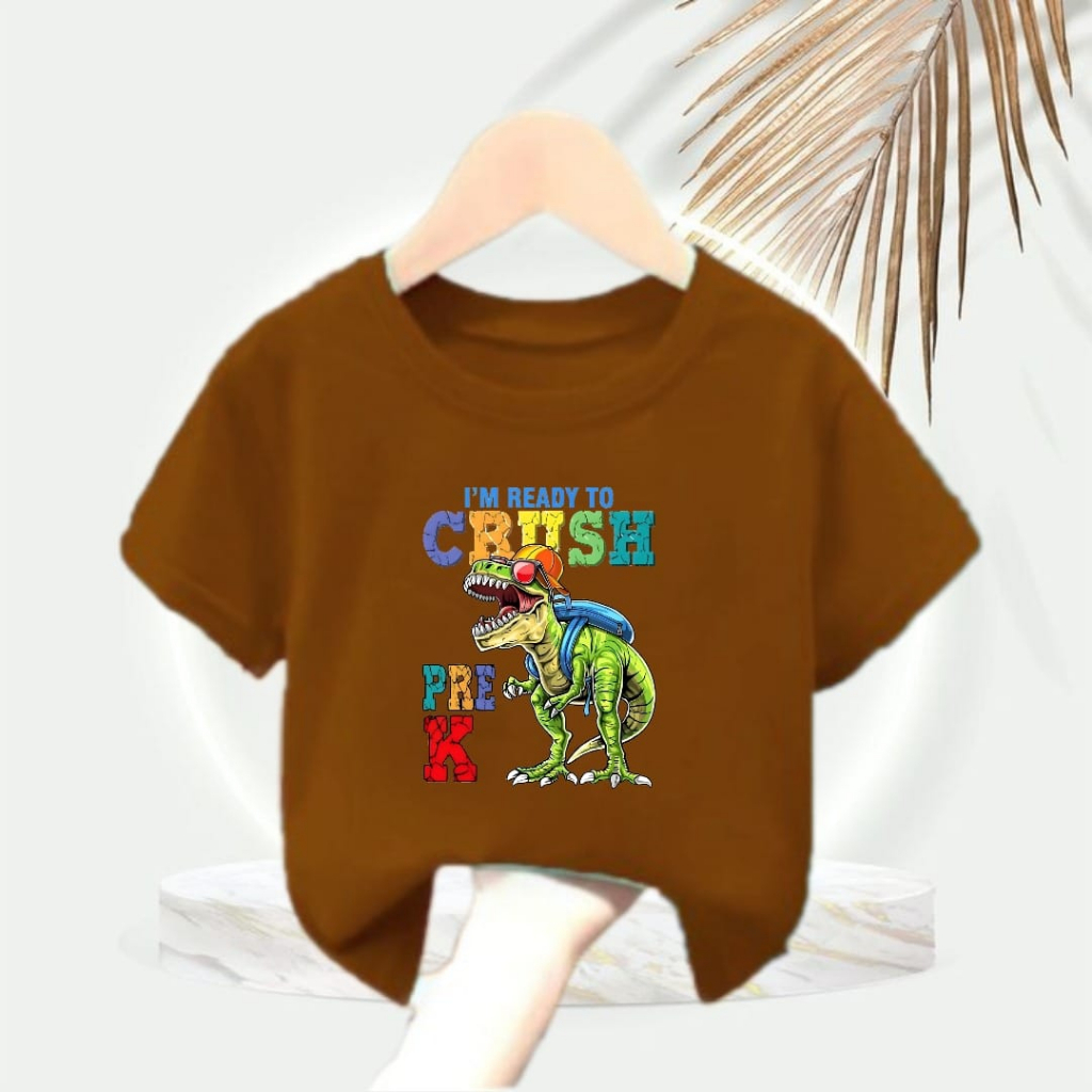 Kaos Anak-anak Dino Crush/Baju Vistaterry