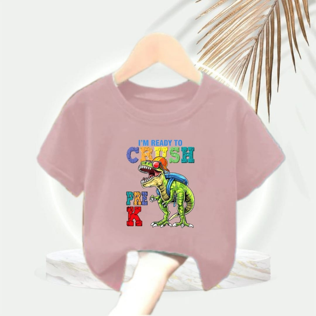 Kaos Anak-anak Dino Crush/Baju Vistaterry