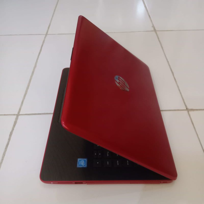 Laptop Hp 14 Intel Celeron N3060 Ram 4Gb/SSD 128/HDD 500Gb Layar 14inch windows 10 FULL APLIKASI SIAP PAKAI