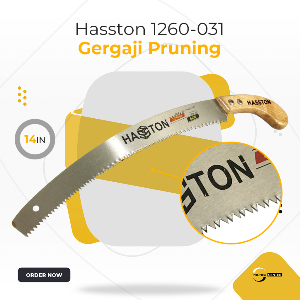 Hasston Gergaji Kopi 14&quot; / Gergaji Tangan Pruning Saw (1260-031)