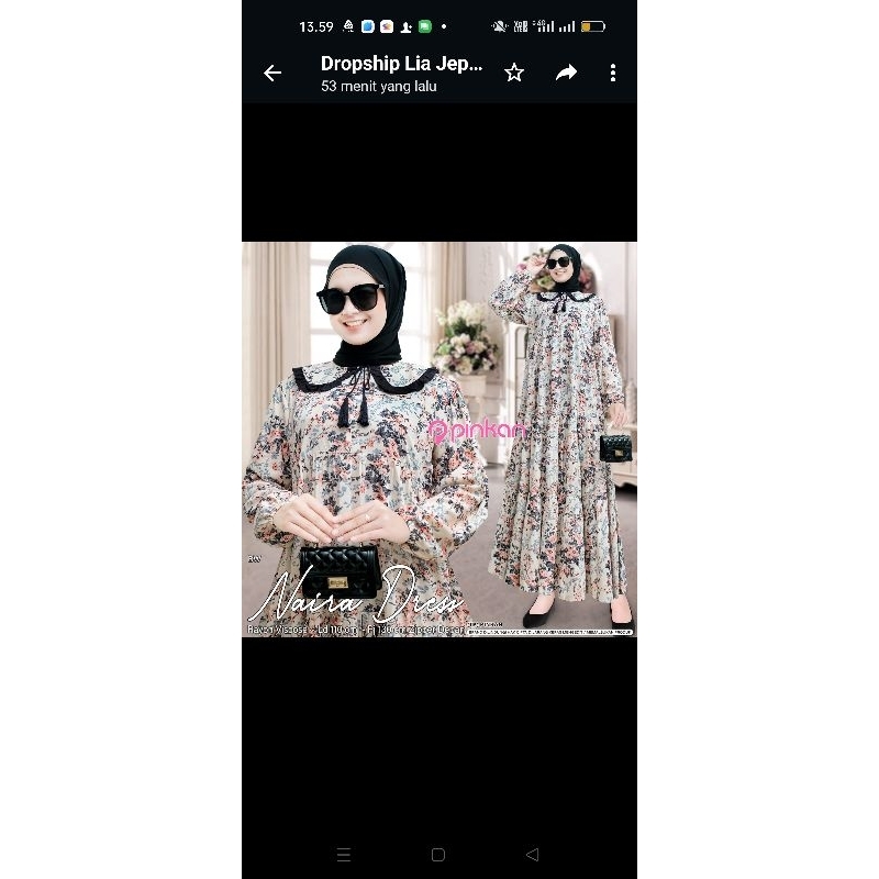 naira dress by pinkan