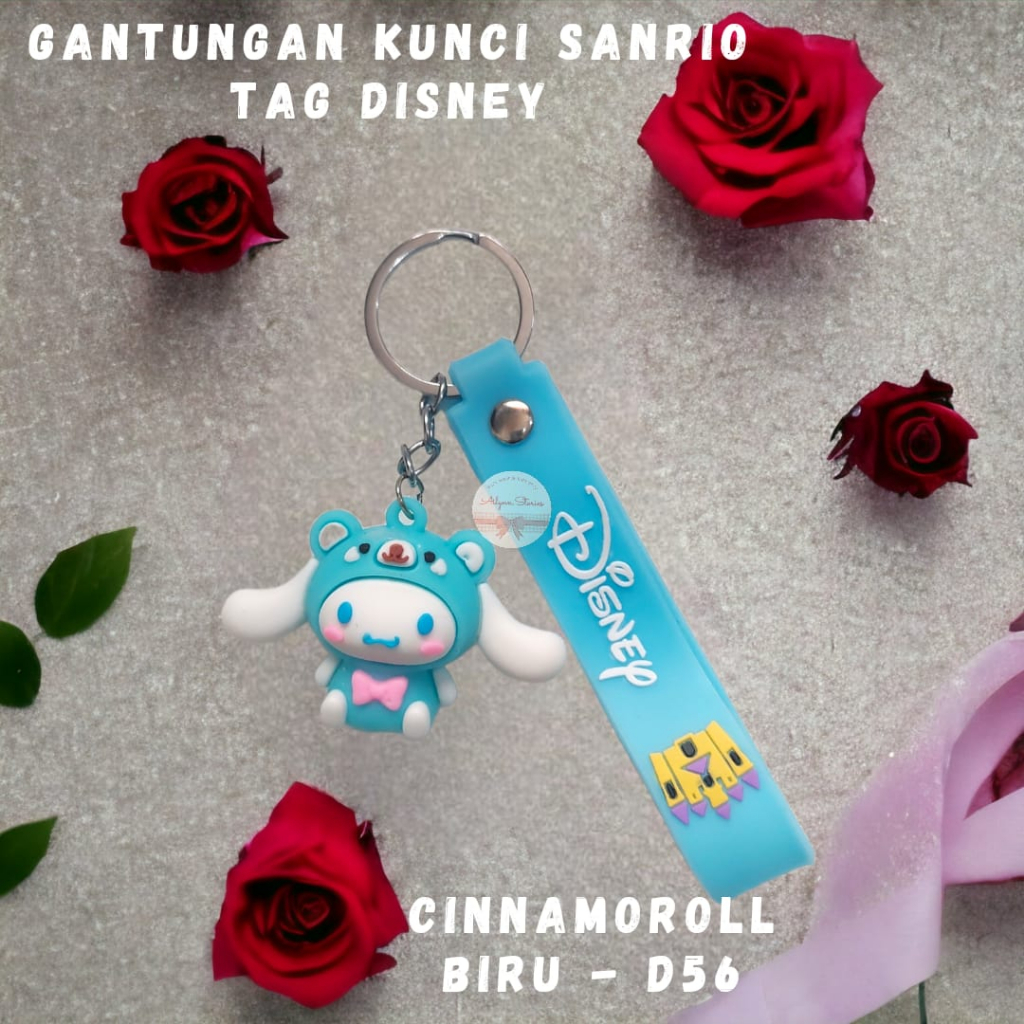 Gantungan Kunci Tali Bentuk Boneka Sanrio / Key Chan Sanrio