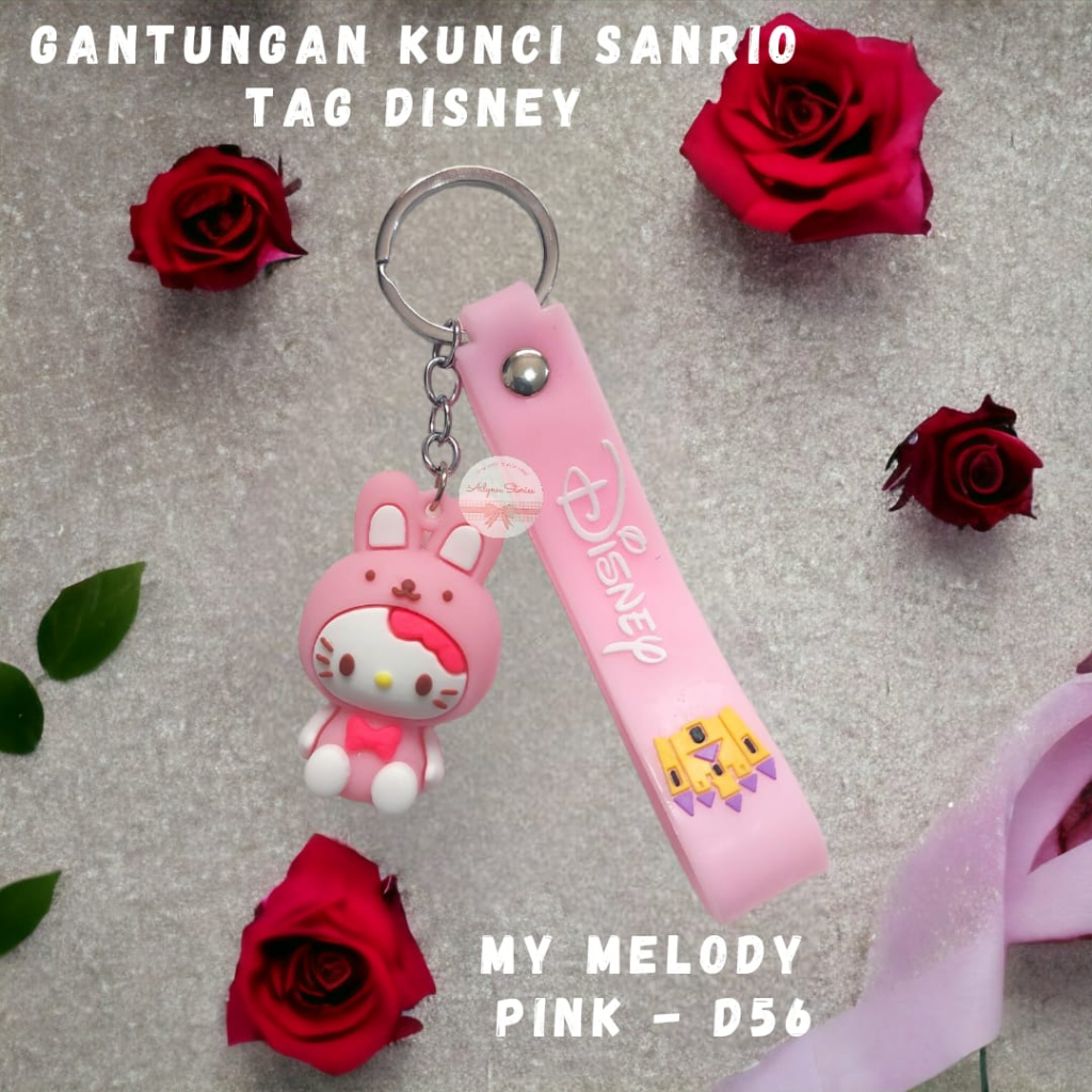 Gantungan Kunci Tali Bentuk Boneka Sanrio / Key Chan Sanrio