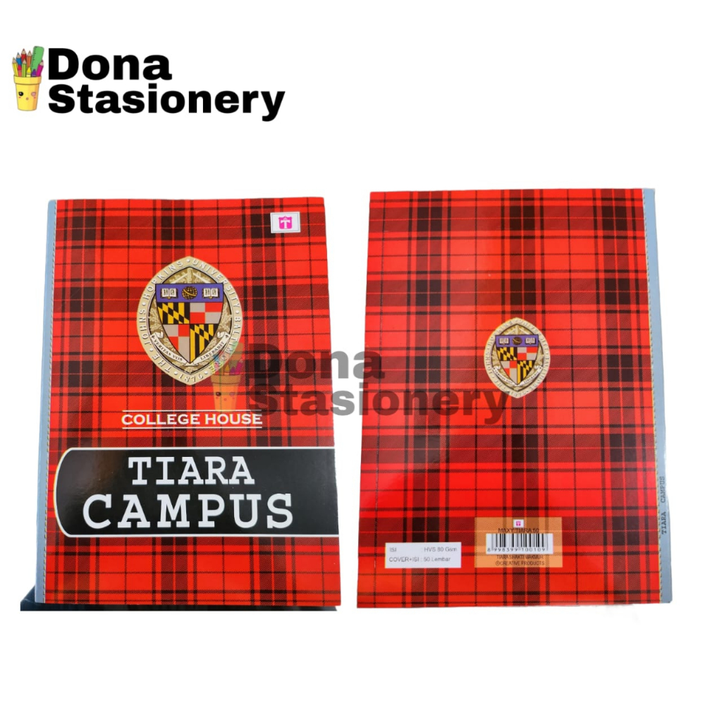 

HJK [ PACK] Buku Tulis TIARA CAMPUS BOXY ISI 50 LEMBAR 38 LEMBAR