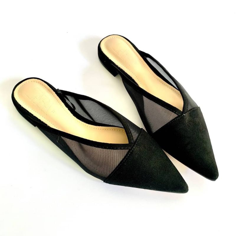 Zara Flat Mesh Mules ZS088