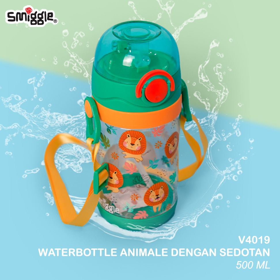 BOTOL MINUM ANAK UK. 500ML / BOTOL MINUM SMIGGLE V4019