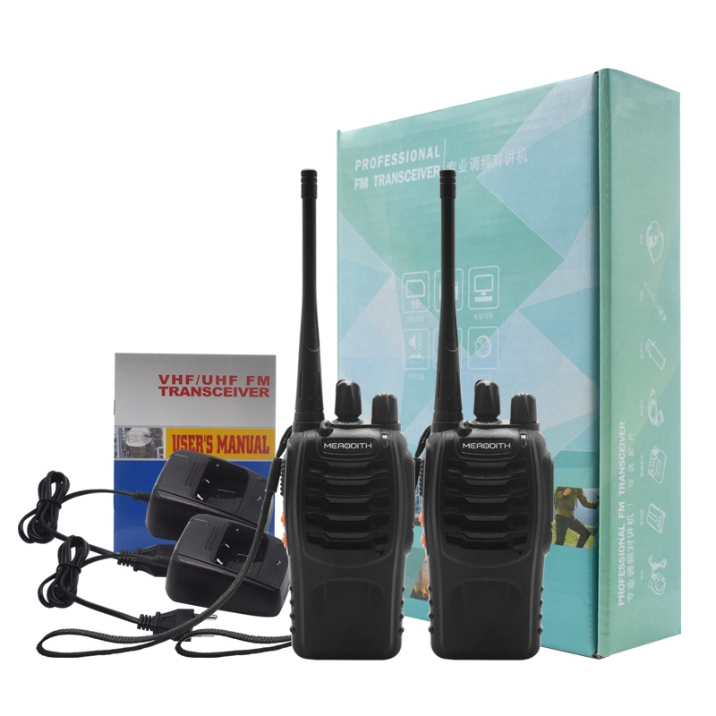 [ SEPASANG ] Radio HT Handy Talky MERODITH-888S Radio Komunikasi Uhf Walky Talky 2 units Walkie talk