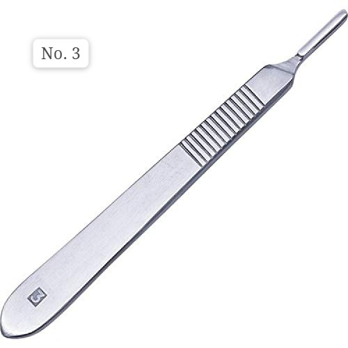 Scalpel handle / Gagang Pisau Bedah Operasi No. 3 &amp; No 4 Dental Scalpel Handle