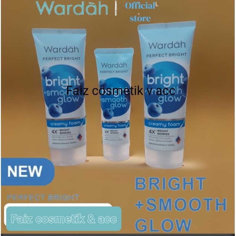 WARDAH Perfect Bright + Smooth Glow Creamy Foam 100ml